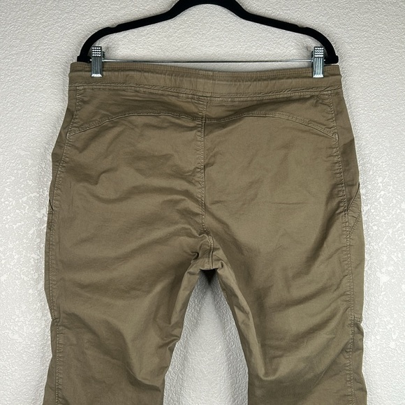 MAC Future Concept Olive Green Silver Zipper Detail Skinny Drawstring Jeans XL - Picture 5 of 8